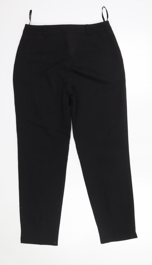 Womens UK Size 6 Dorothy Perkins Regular Fit Dress Pants Black Trousers