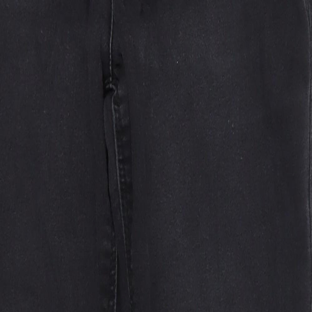 Matalan Womens Grey  Cotton Skinny Jeans Size 12 L26 in Regular