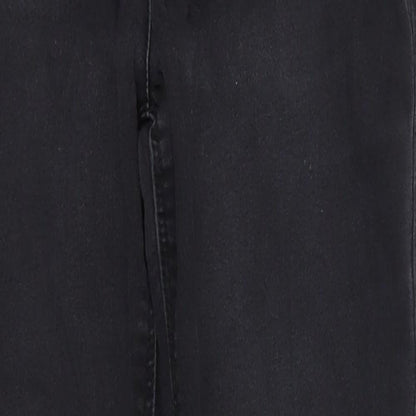 Matalan Womens Grey  Cotton Skinny Jeans Size 12 L26 in Regular