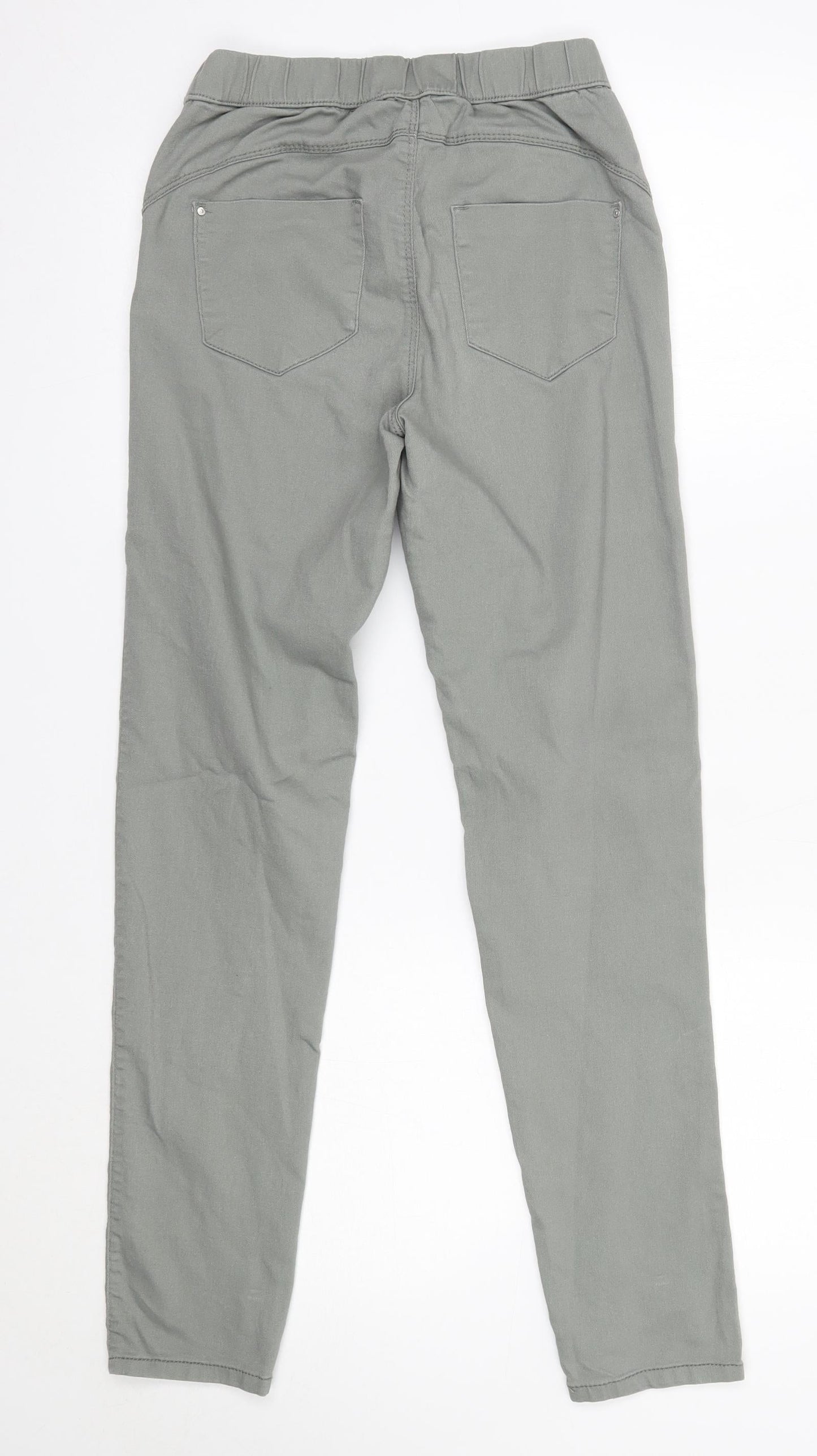 Primark Womens Green  Cotton Jegging Jeans Size 10 L29 in Regular