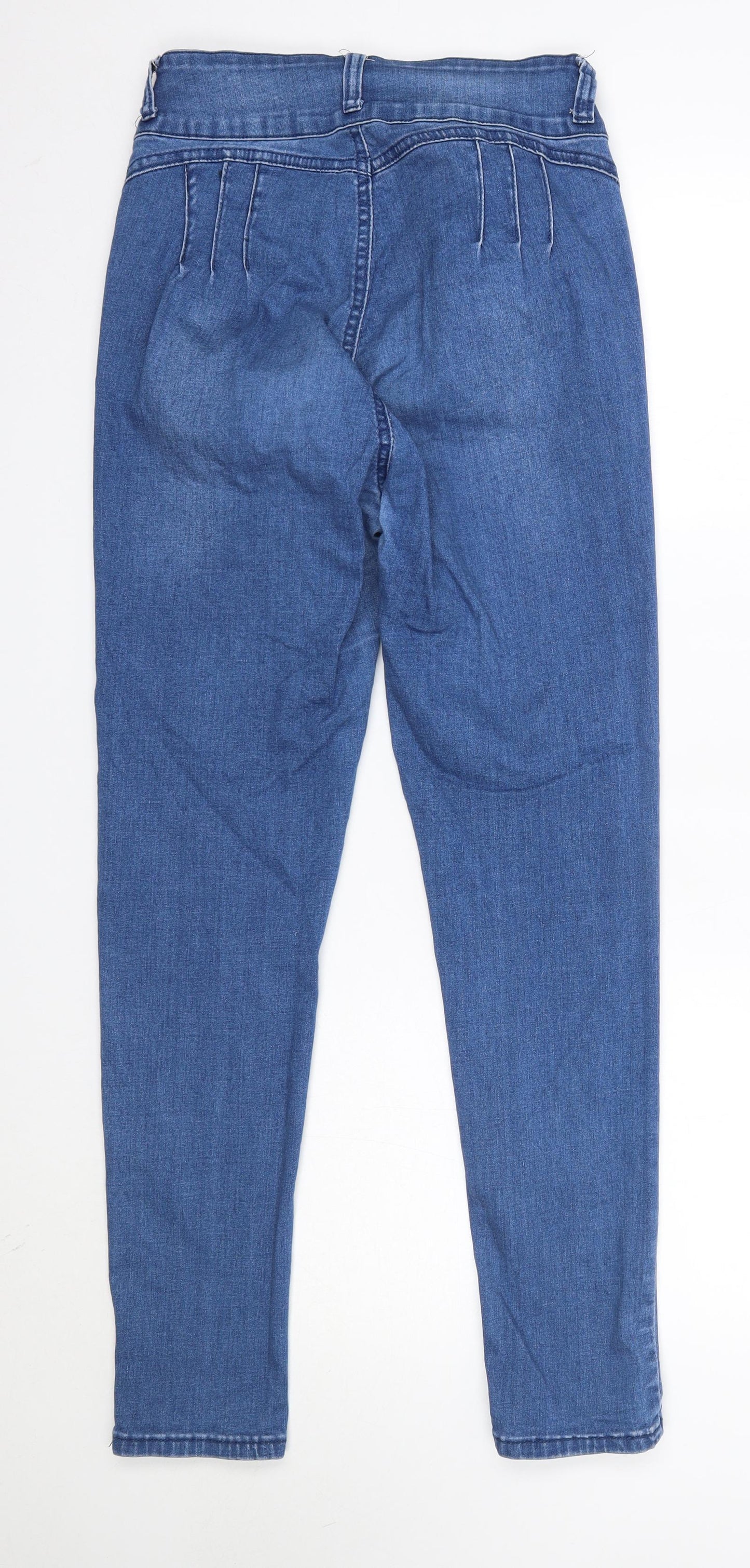 SheIn Womens Blue  Cotton Skinny Jeans Size M L28 in Regular