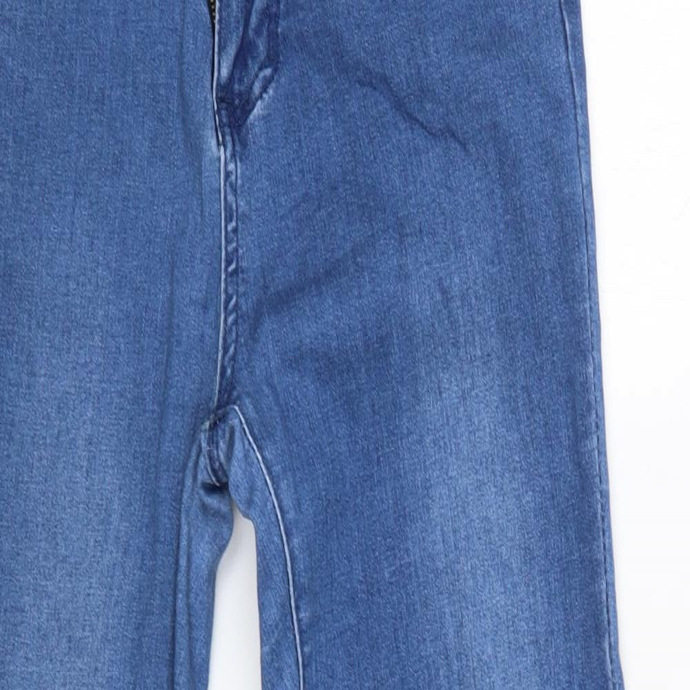 SheIn Womens Blue  Cotton Skinny Jeans Size M L28 in Regular