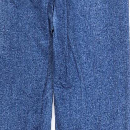 SheIn Womens Blue  Cotton Skinny Jeans Size M L28 in Regular
