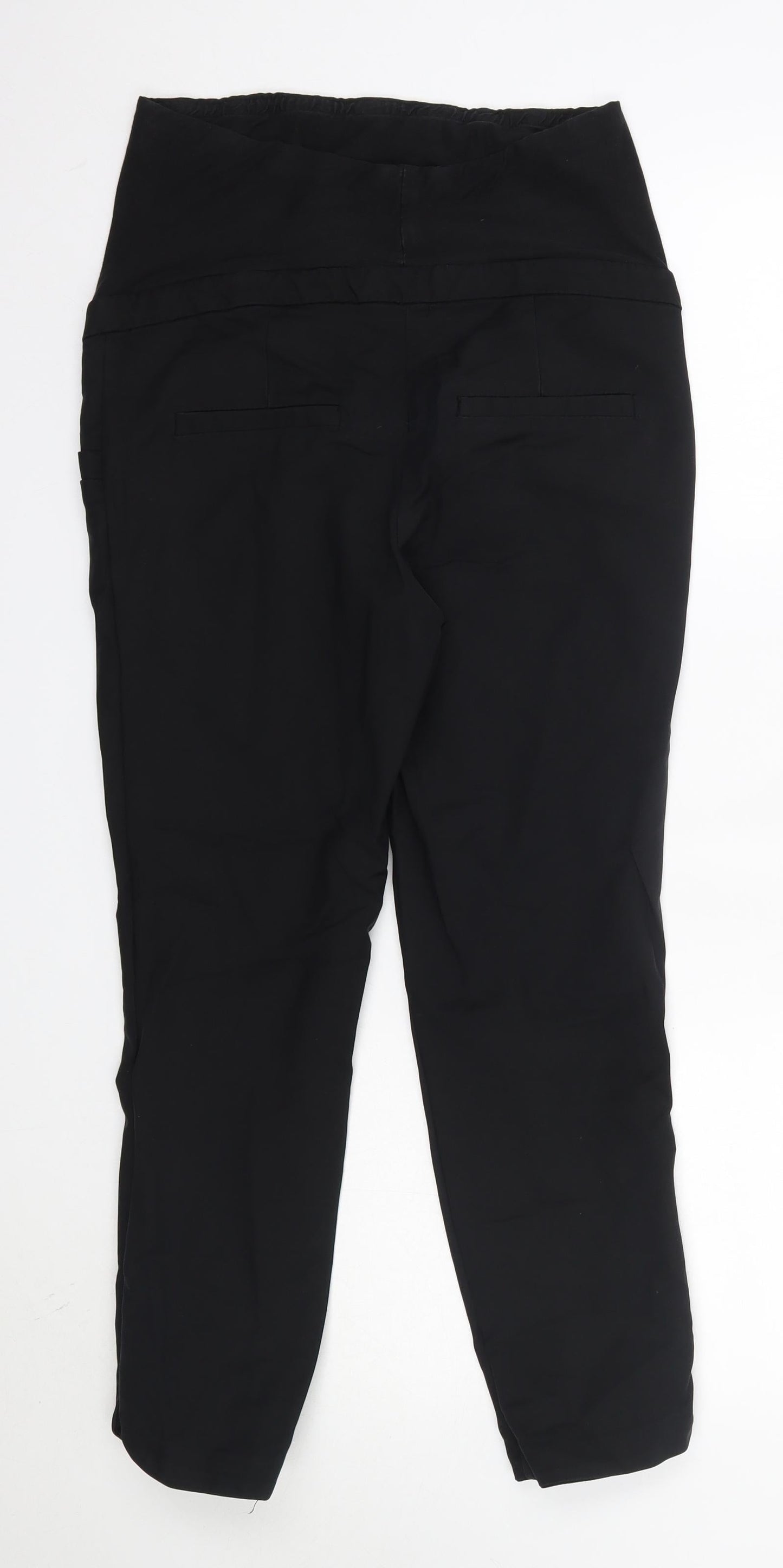 Womens UK Size 10 H&M Regular Fit Cropped Black Jeans