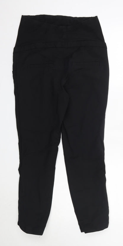 Womens UK Size 10 H&M Regular Fit Cropped Black Jeans