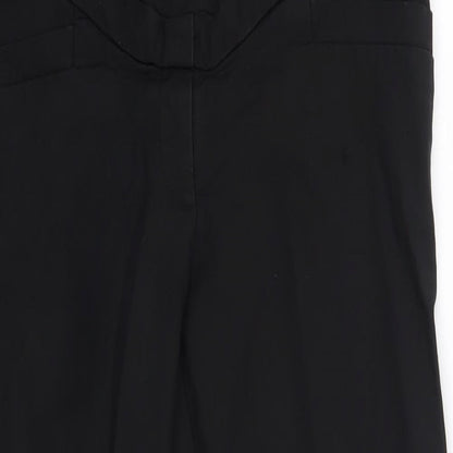 Womens UK Size 10 H&M Regular Fit Cropped Black Jeans