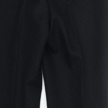 TU Womens Black  Polyester Dress Pants Trousers Size 12 L29 in Regular
