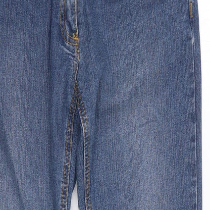 tg Womens Blue  Cotton Skinny Jeans Size 8 L29 in Regular
