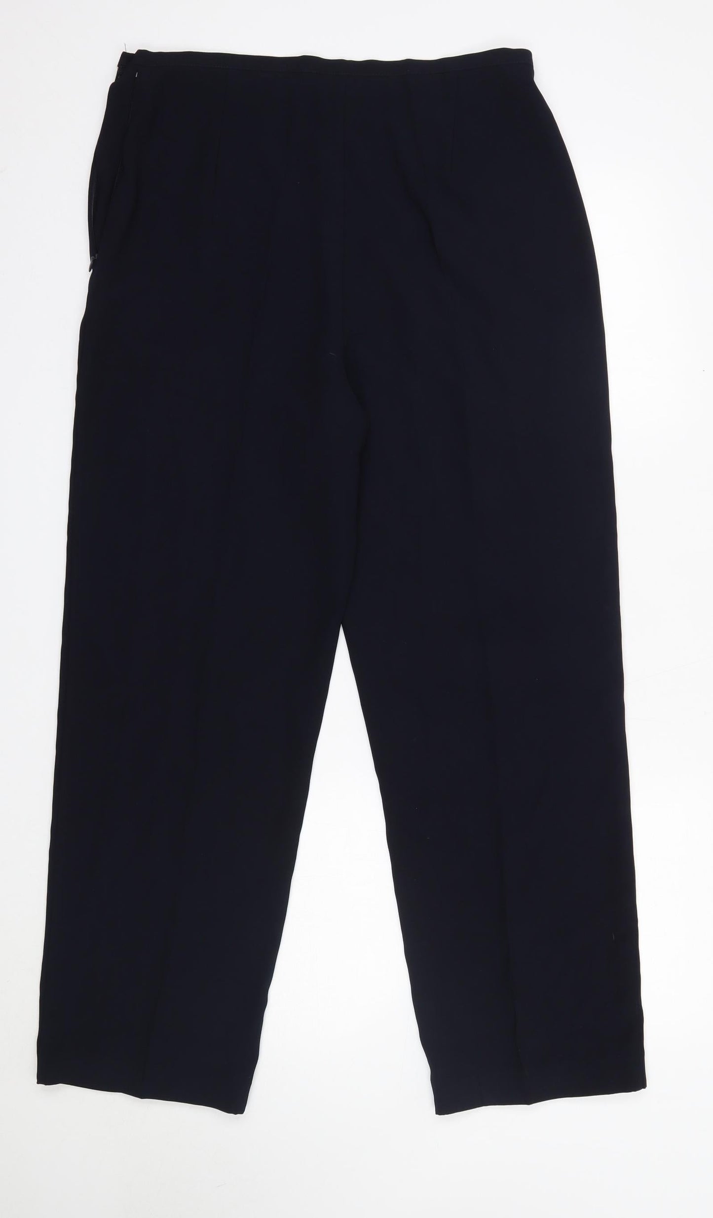 Satsuma Womens Blue  Polyester Dress Pants Trousers Size 16 L29 in Regular