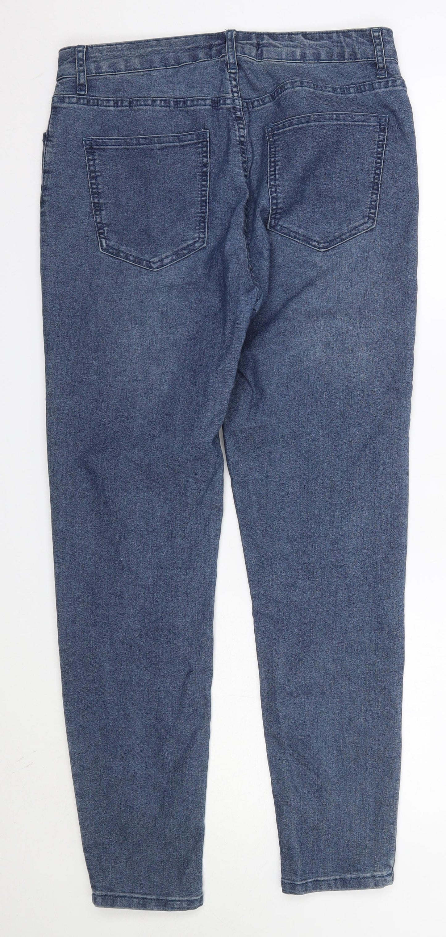 FOREVER 21 Womens Blue  Cotton Skinny Jeans Size 30 in L29 in Regular