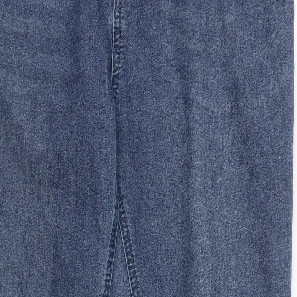 FOREVER 21 Womens Blue  Cotton Skinny Jeans Size 30 in L29 in Regular