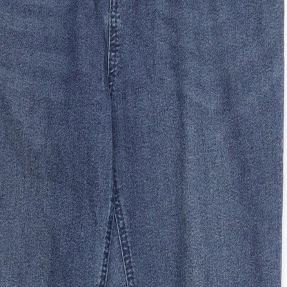 FOREVER 21 Womens Blue  Cotton Skinny Jeans Size 30 in L29 in Regular
