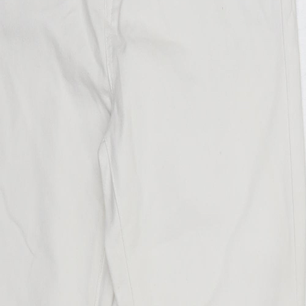 Originals Womens White  Cotton Skinny Jeans Size 12 L27 in Regular