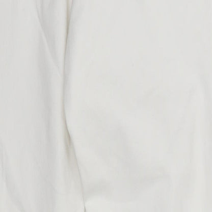 Originals Womens White  Cotton Skinny Jeans Size 12 L27 in Regular