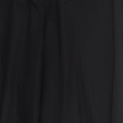 Matalan Womens Black  Cotton Dress Pants Trousers Size 10 L26 in Regular