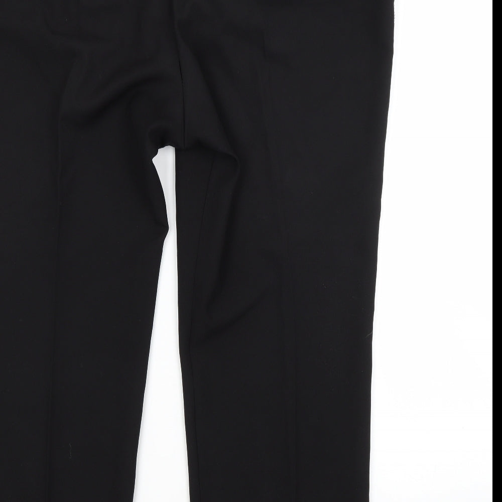 Bonmarché Womens Black  Polyester Trousers  Size 22 L22 in Regular