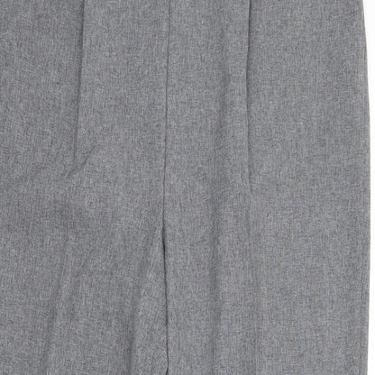 Bonmarché Womens Grey  Polyester Trousers  Size 20 L29 in Regular