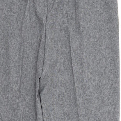 Bonmarché Womens Grey  Polyester Trousers  Size 20 L29 in Regular