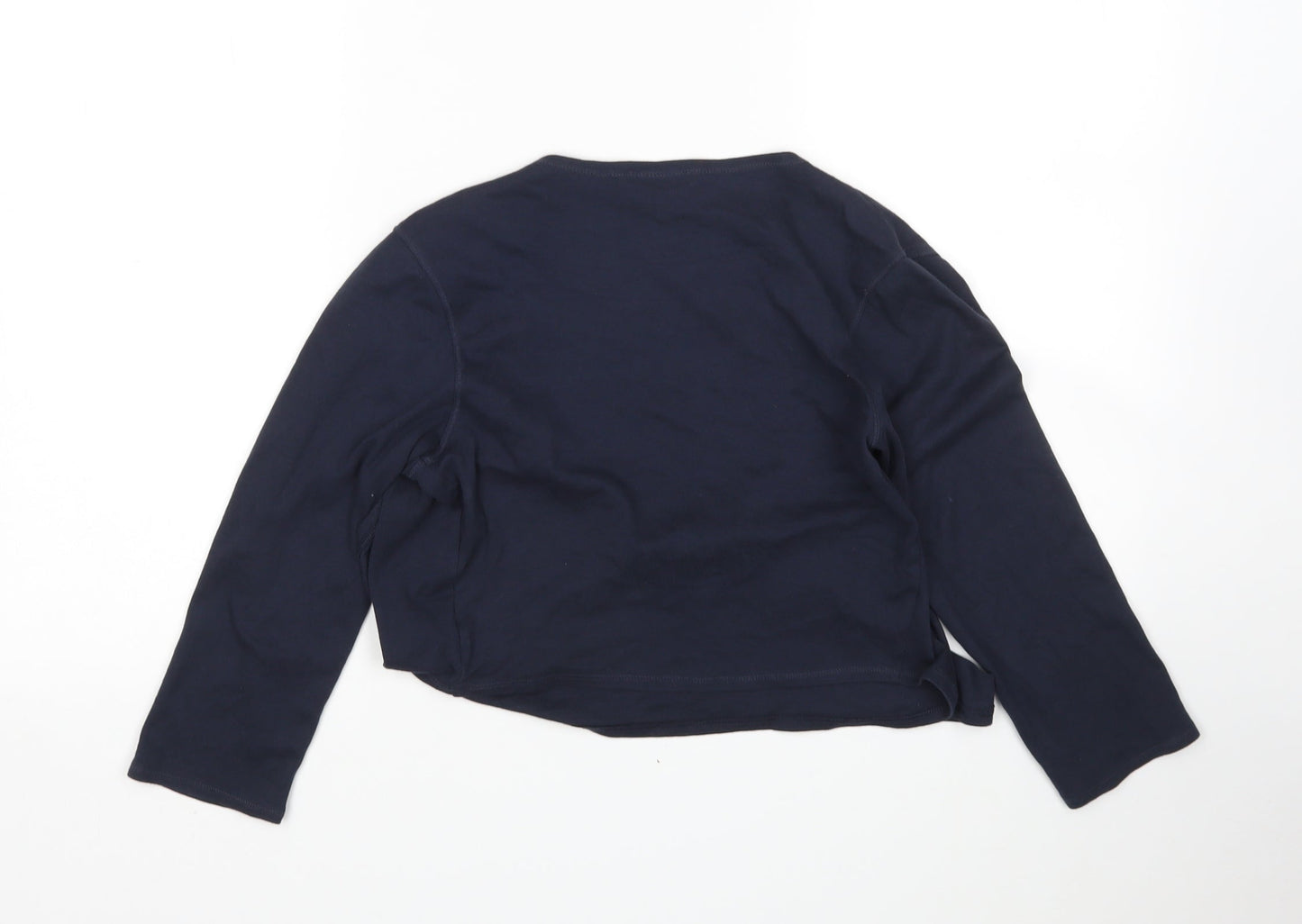Womens UK Size 10 M&S Blue Cardigan Jumper