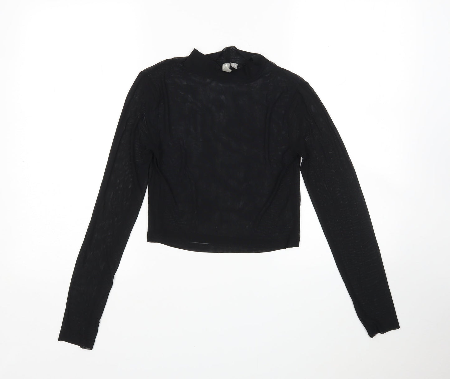 Womens UK Size 8 ASOS Black Basic Blouse