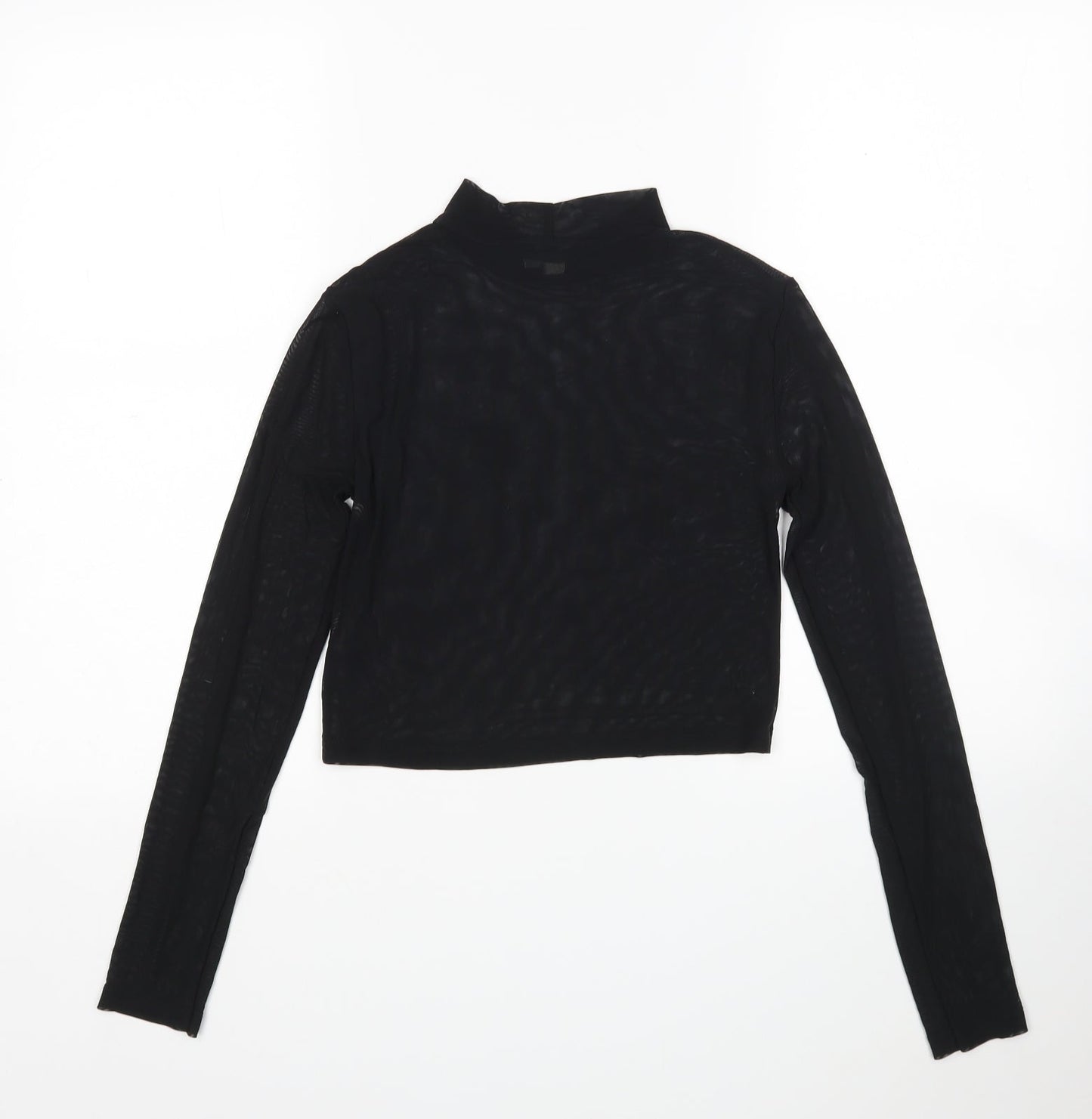 Womens UK Size 8 ASOS Black Basic Blouse