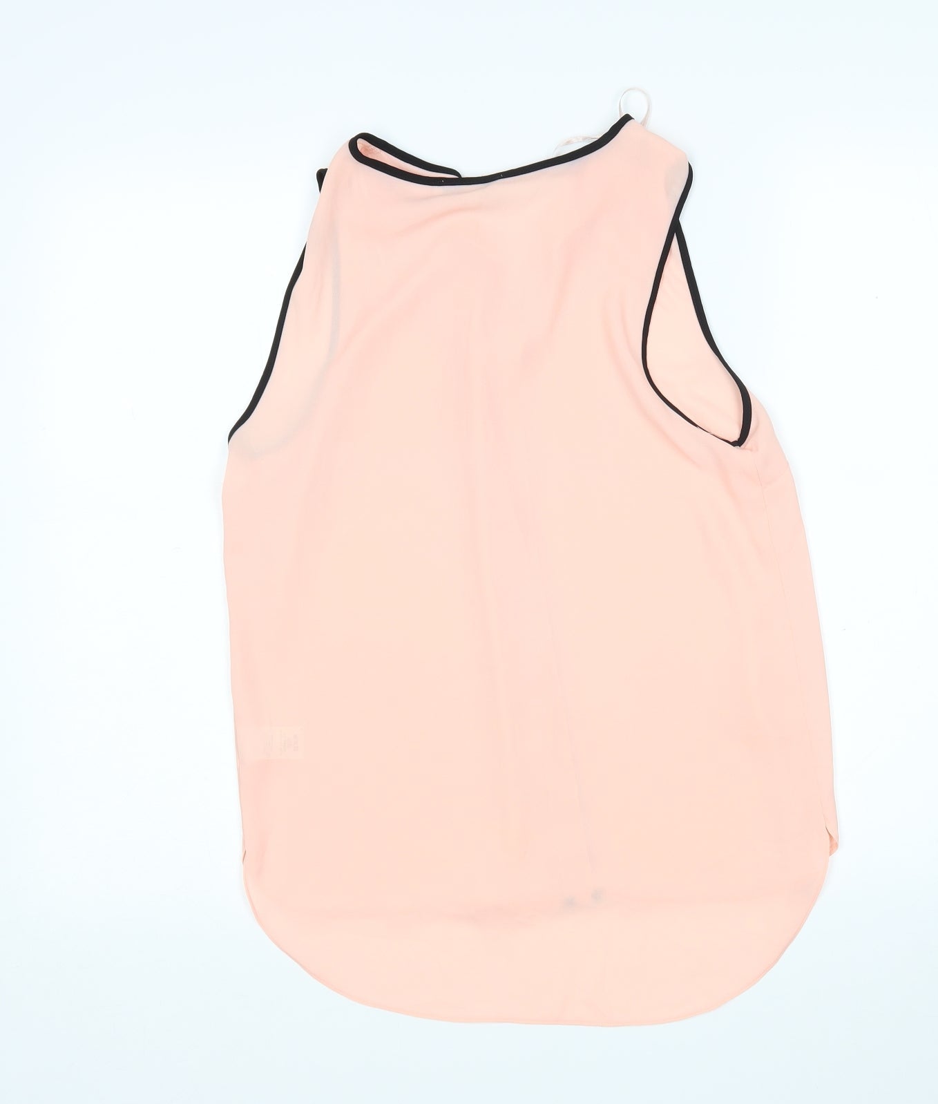 Papaya Womens Pink  Polyester Basic Blouse Size 10 V-Neck