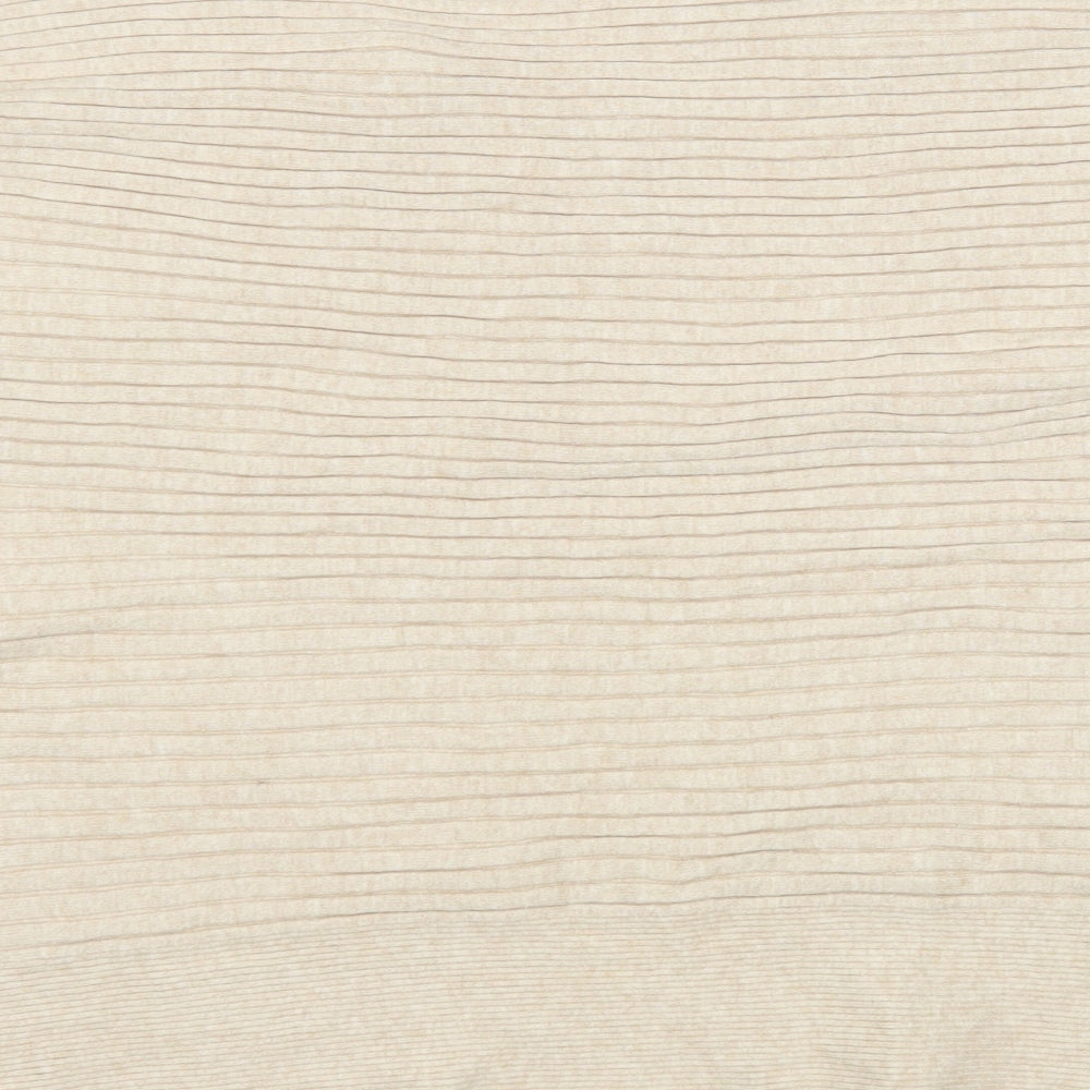 George Womens Beige Round Neck  Viscose Pullover Jumper Size XL