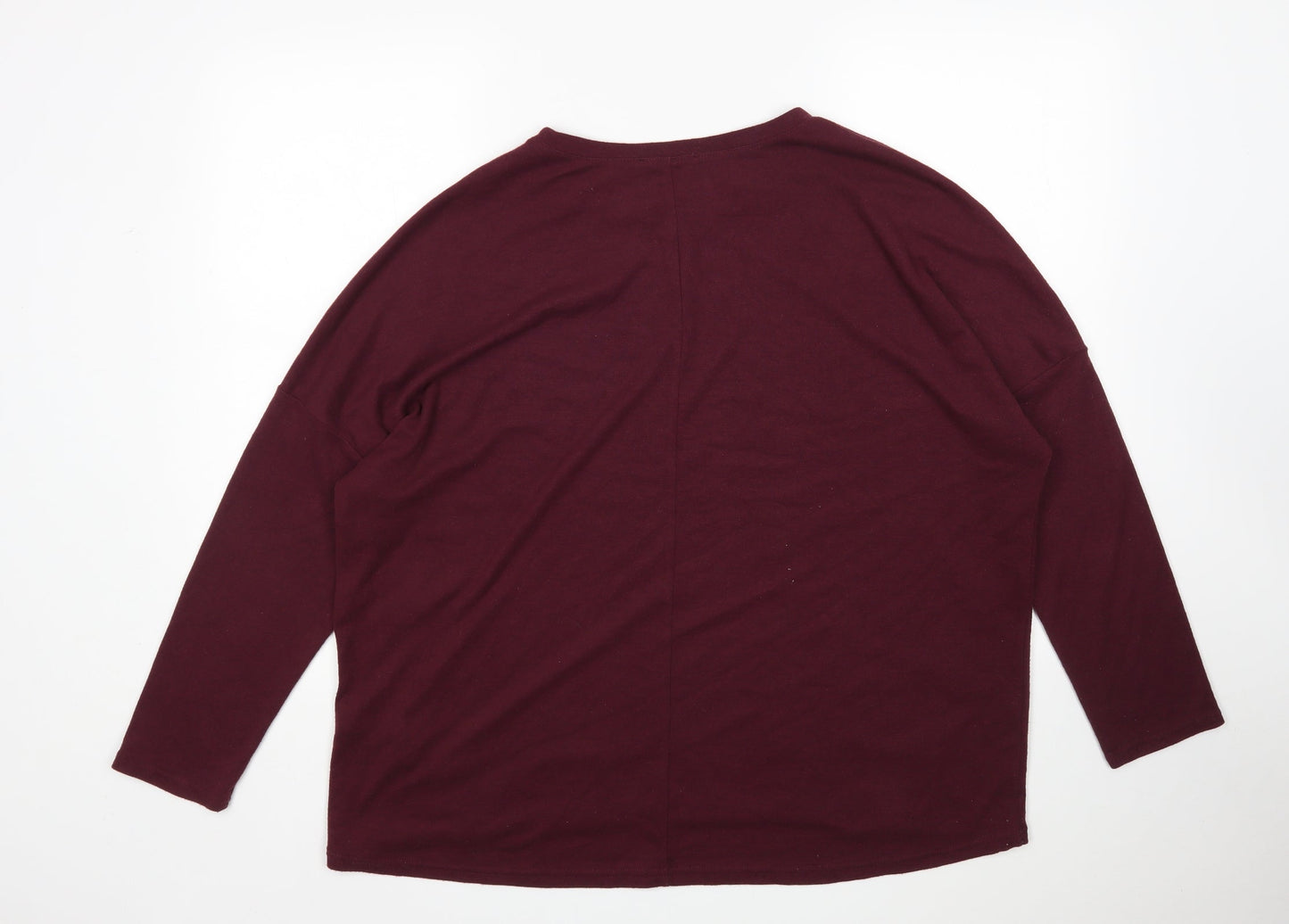 Womens UK Size 16 New Look Purple Pullover Jumper