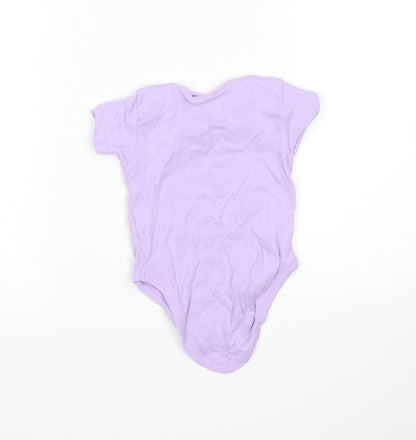 Avenue Girls Purple  Cotton Leotard One-Piece Size 6-9 Months