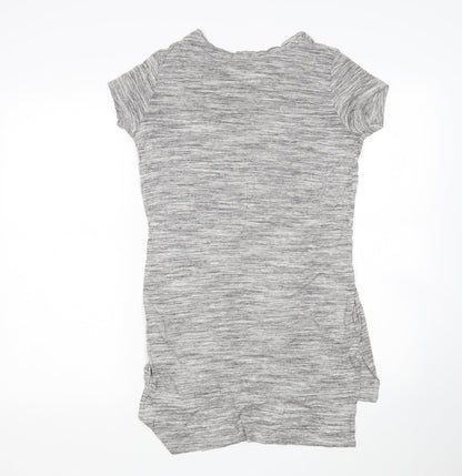 Womens UK Size 8 Atmosphere Grey Basic T-Shirt