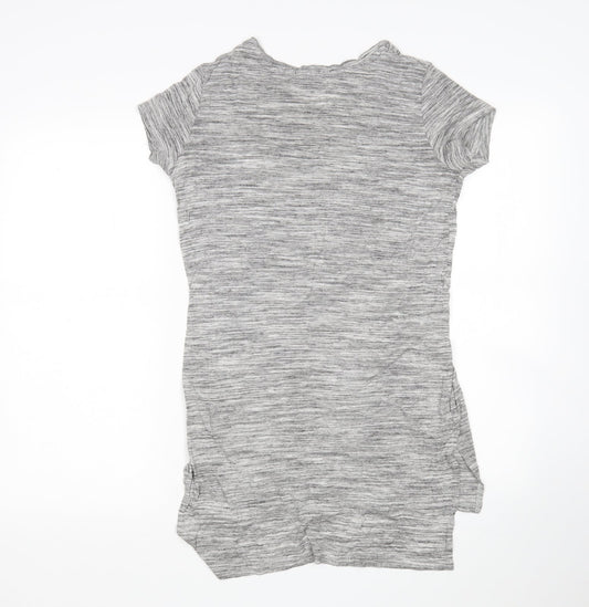 Womens UK Size 8 Atmosphere Grey Basic T-Shirt