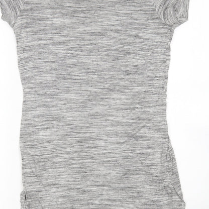 Womens UK Size 8 Atmosphere Grey Basic T-Shirt