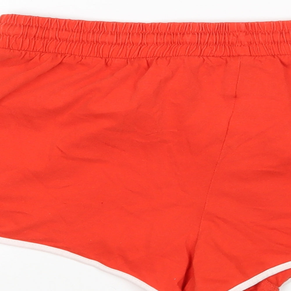 Brave Soul Womens Red  Cotton  Sleep Shorts Size S