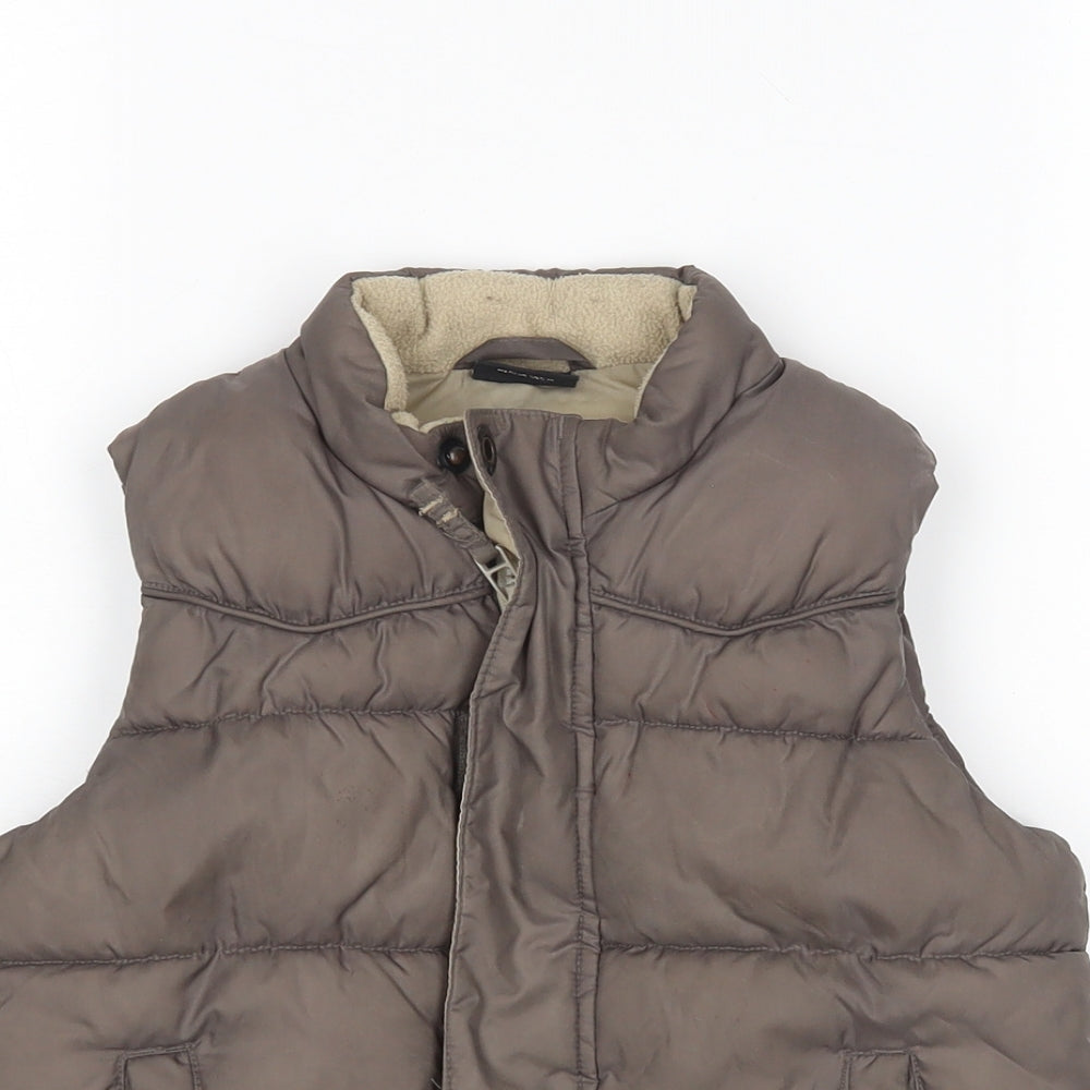 NEXT Girls Brown   Gilet Coat Size 2 Years