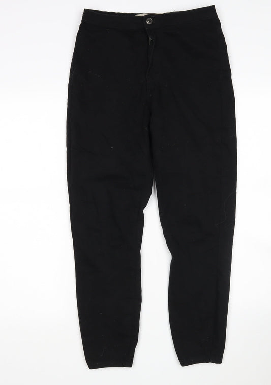 Denim Co Womens Black  Cotton Skinny Jeans Size 10 L26 in Regular