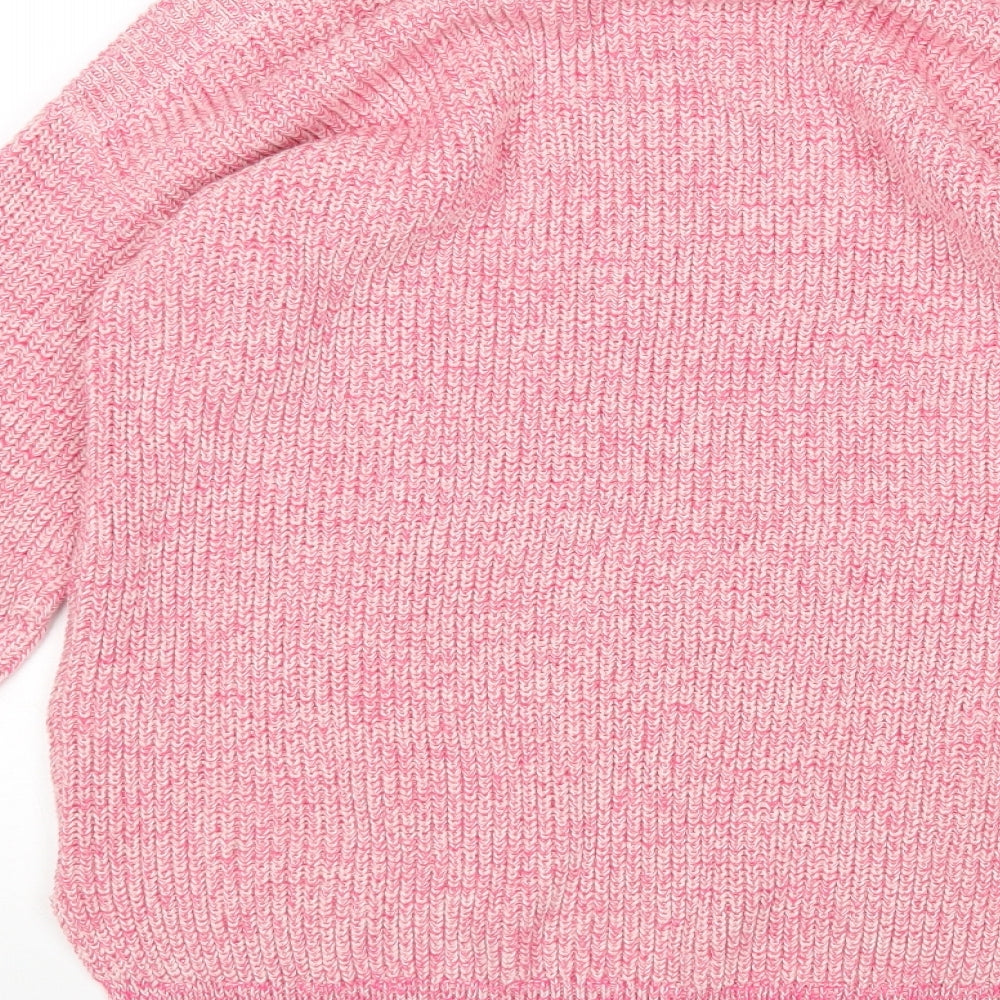 Womens UK Size M M&S Pink Pullover Jumper
