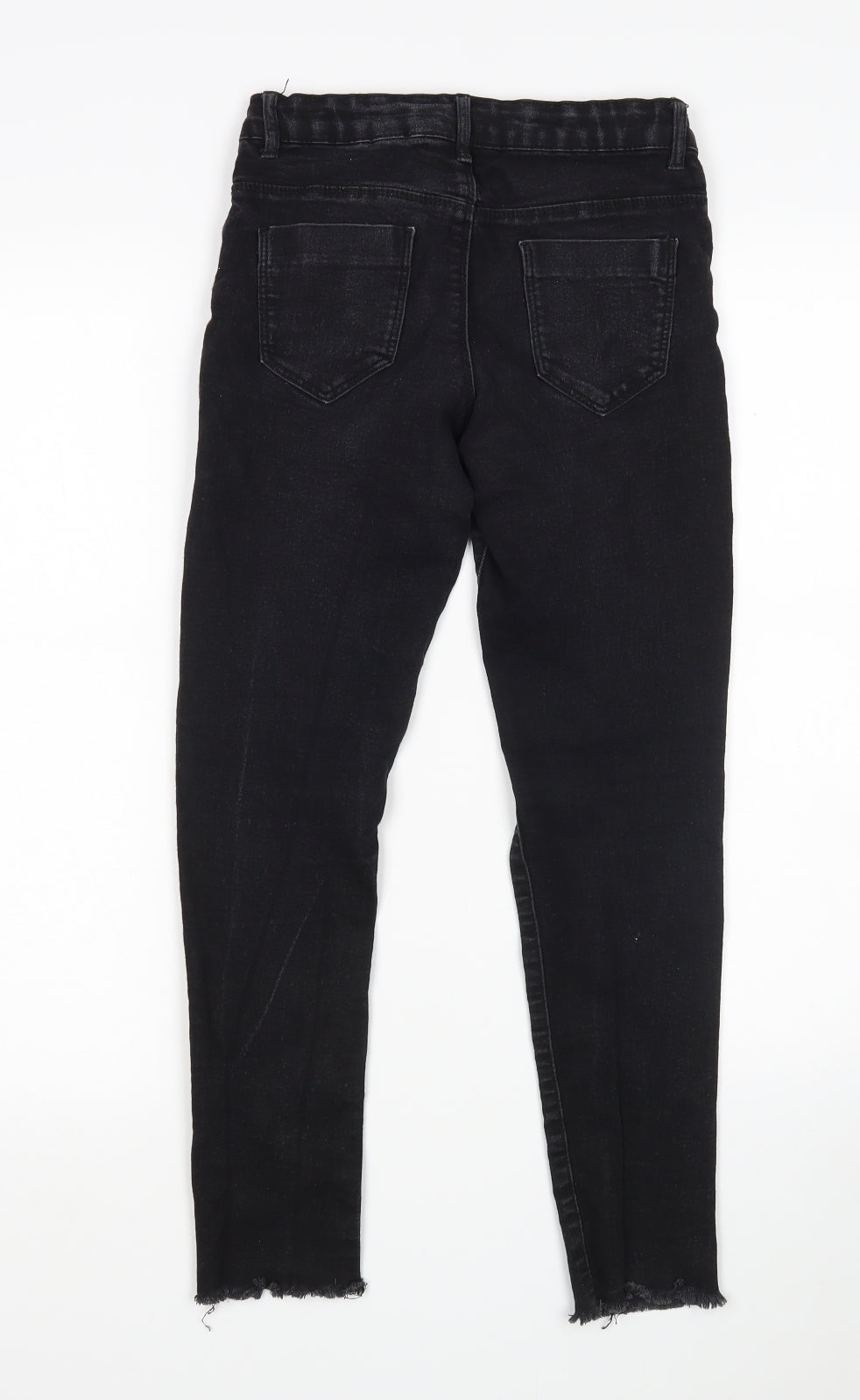 Mis E-Vie Girls Black  Cotton Skinny Jeans Size 10-11 Years  Regular