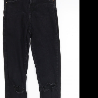 Mis E-Vie Girls Black  Cotton Skinny Jeans Size 10-11 Years  Regular