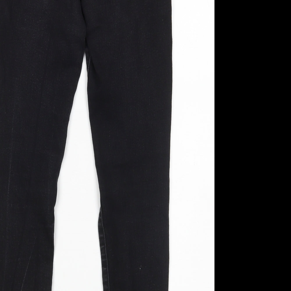 Mis E-Vie Girls Black  Cotton Skinny Jeans Size 10-11 Years  Regular