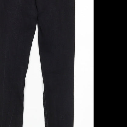 Mis E-Vie Girls Black  Cotton Skinny Jeans Size 10-11 Years  Regular