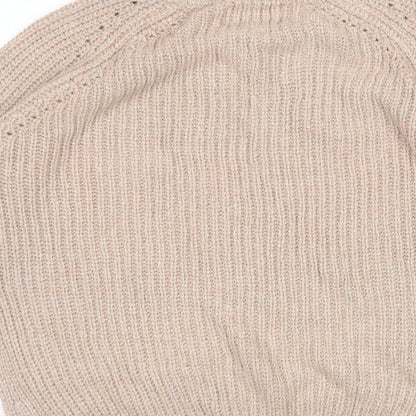 Womens UK Size 10 Papaya Beige Pullover Jumper