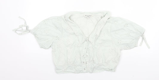 Womens UK Size M Brave Soul Ivory Cardigan Jumper