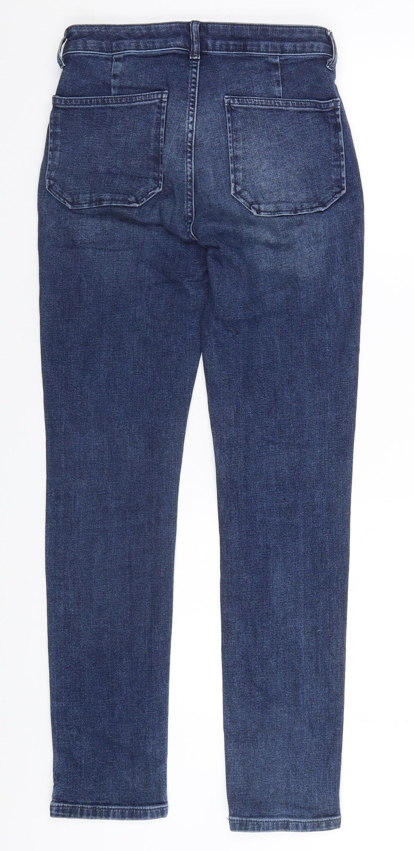 Brighton Womens Blue  Cotton Straight Jeans Size 10 L28 in Regular