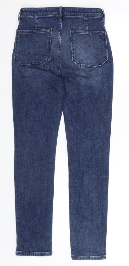 Brighton Womens Blue  Cotton Straight Jeans Size 10 L28 in Regular