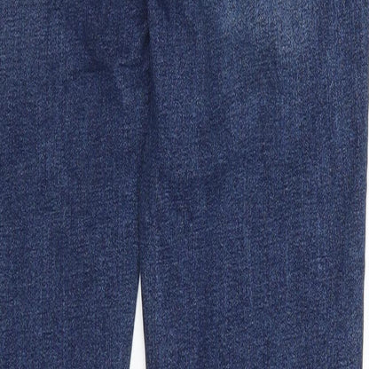 Brighton Womens Blue  Cotton Straight Jeans Size 10 L28 in Regular
