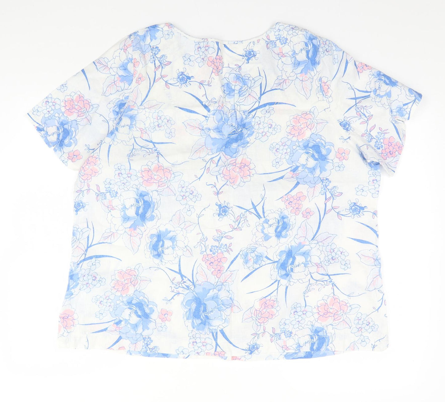 Womens UK Size  Marks and Spencer White Basic T-Shirt
