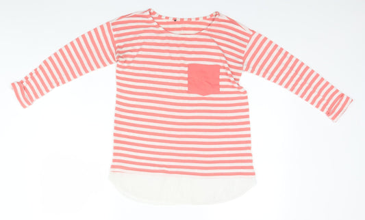 Womens UK Size 8 Atmosphere Red Basic T-Shirt