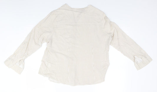 Womens UK Size 20 Atmosphere Green Basic Button-Up