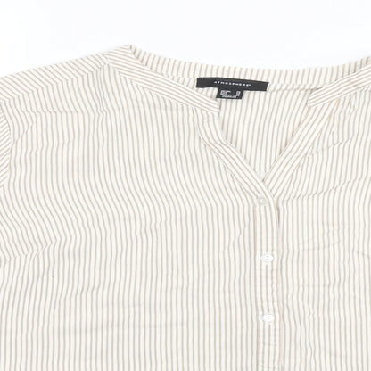 Womens UK Size 20 Atmosphere Green Basic Button-Up