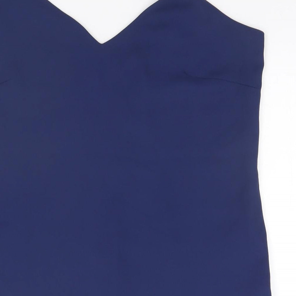 Womens UK Size 12 Marks and Spencer Blue Basic Tank